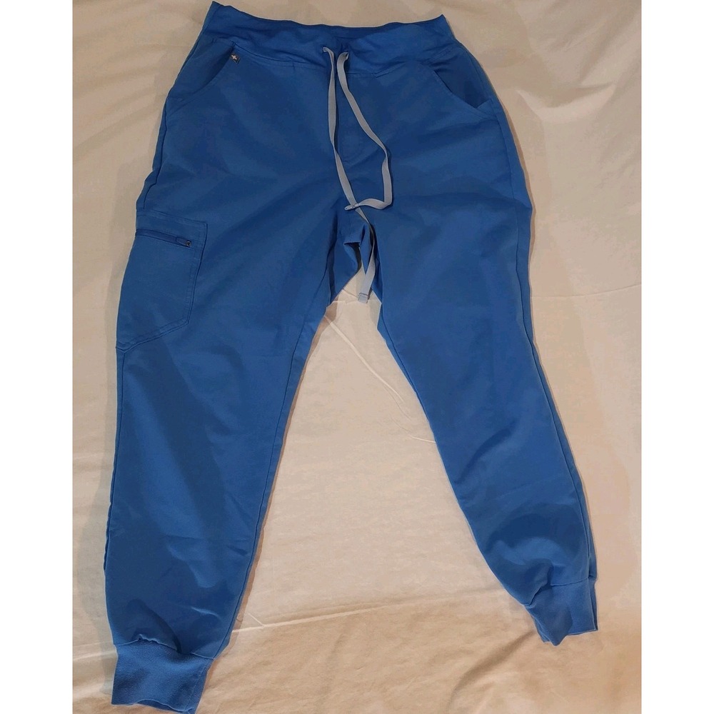 Figs Technical Collection Jogger Scrub Pants Blue Medium Petite W22SW2012P